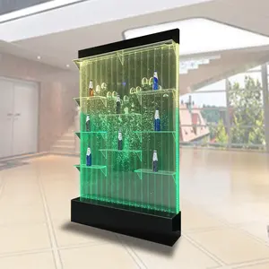 NEW design LED Acrylic water bubble glowing tubes night club bar cabinet wall decor