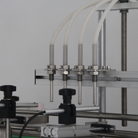 Machine de remplissage automatique de liquide pour bouteilles d'eau, machine de remplissage CNC à 4 buses de remplissage de bureau