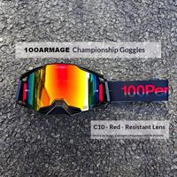 ARMAGE TPU - Visores de TPU de marco completo para casco de motocicleta todoterreno, gafas de liberación rápida para deportes al aire libre, carreras y ciclismo