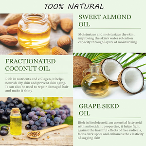 Huile de Coco Fractionnée 100% Naturelle Pressée à Froid, Huile Végétale Polyvalente pour Hydrater la Peau et les Cheveux - Product Image 3