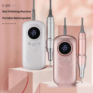 Smart Home Rechargeable Aluminum Nail <b>Drill</b> with Built-in Battery, Touch Sensitive High-speed Nail Machine - Product Image 1