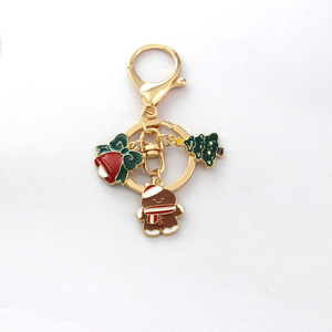 Llavero Navideño de Aleación con Diseño de Santa, Copo de Nieve y Árbol de Navidad, Colgante de Regalo Creativo de Dibujos Animados - Product Image 4