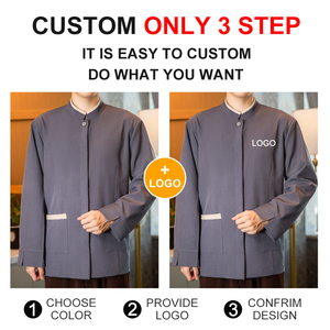 Uniforme <span class=keywords><strong>de</strong></span> Trabajo Personalizado para <span class=keywords><strong>Limpieza</strong></span> <span class=keywords><strong>de</strong></span> Habitaciones <span class=keywords><strong>de</strong></span> Hotel, Unisex, Otoño - Product Image 3