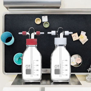 Botella de vidrio para laboratorio con rosca JVLAB GL45, de 100ml-1000ml, con sello de PTFE y característica resistente a la corrosión - Product Image 3