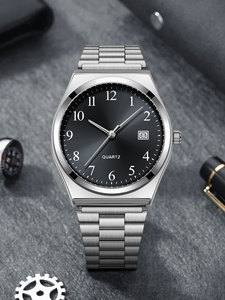 นาฬิกาข้อมือควอตซ์คุณภาพสู<span class=keywords><strong>ง</strong></span>สำหรับผู้ชาย รุ่น Tomi Luckyfox New L107 ดีไซน์เรียบหรู สไตล์ธุรกิจ สายสแตนเลส แฟชั่นสำหรับสุภาพบุรุษ - Product Image 3