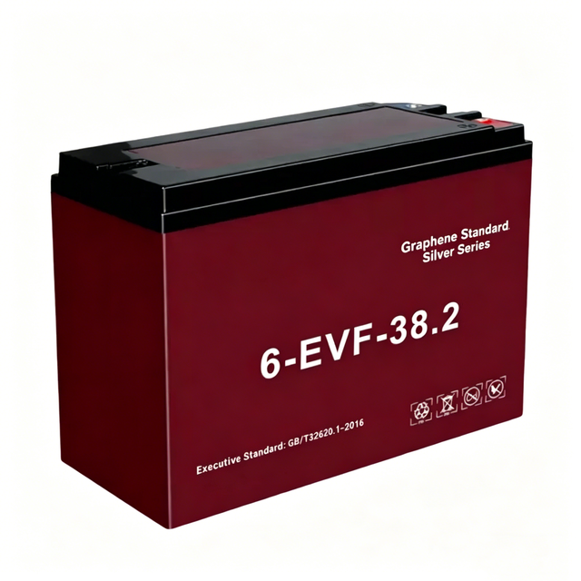6-EVF-38.2 Deep Cycle Lead Acid Battery 38.2Ah 12V for Electric Tricycle, Golf Cart, Scooter, Solar Storage, UPS, EV Power