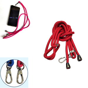 Оптовая продажа, универсальный регулируемый круглый шнур на шнурке, ремешок на шею, накладка на цепочку для ключей для сотовых телефонов, плетеная отделка - Product Image 6