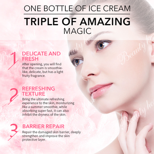 Crema Facial de Melocotón Antienvejecimiento y Blanqueadora con Retinol para el Cuidado de la Piel, Crema Hidratante Reparadora de Melocotón Frozen Youth de Malasia - Product Image 2