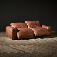 Canapé inclinable électrique de luxe moderne FERLY en cuir, confortable et intelligent, pour salon, ensemble contemporain pour la maison