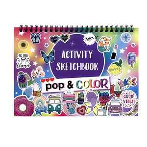 Cahier de composition pour les élèves des écoles personnalisé Design vert noir rouge marbre Style mathématiques musique école - Product Image 1
