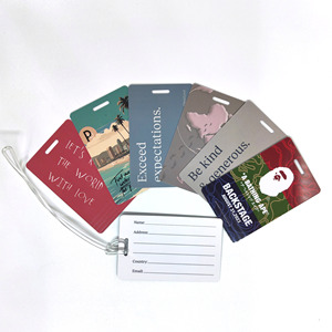 Étiquettes de sac de valise en PVC en plastique dur personnalisées de haute qualité - Product Image 6