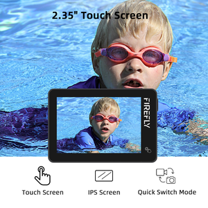 Boîtier de caméra d'action HD 4K étanche OEM ODM 60M avec antitremblement 150 connectivité Wifi grand angle caméra de sport personnalisable - Product Image 3