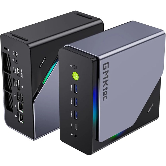 K12 Mini PC AMD Ryzen 7 H 255 Dual DDR5 5600MT/s  3*SSD PCIe4.0 Desktop Computer WiFi 6 BT 5.2 Dual 2.5G LAN OCulink