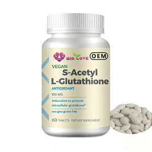 Comprimés de glutathion, complément alimentaire, soutient l'antioxydation, améliore l'éclat de la peau, reconstitue la nutrition quotidienne, adultes - Product Image 1