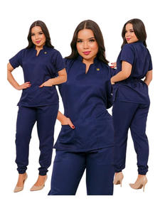 Para <span class=keywords><strong>Amazon</strong></span>, conjuntos de enfermera para mujeres americanas europeas, traje de trabajo, tela elástica, ropa de trabajo transfronteriza para uso profesional - Product Image 3