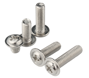 Polegada métrica do RUÍDO EN ISO 7380-2 do RUÍDO 7380 do colar da máquina do parafuso da cabeça do botão do soquete do hexágono SUS316 SUS430 de aço inoxidável - Product Image 1