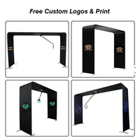 YPT 360 Photomaton suspendu en alliage d'aluminium pour 1 à 15 personnes, compatible avec plusieurs appareils (smartphones/iPad/GoPro/tablettes), Bluetooth/Wi-Fi/USB