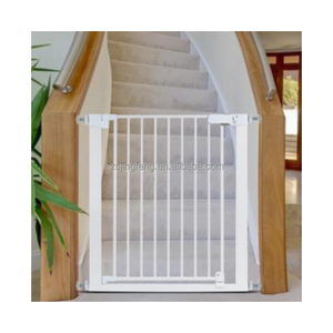 Kit de montaje a presión para bebé, puerta de seguridad ajustable súper ancha, patio de juegos, fácil paso, extra alto, caminar a través de la puerta del bebé, productos para bebés - Product Image 2
