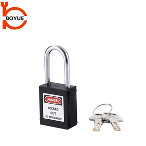 Lucchetto di Sicurezza in Nylon e Acciaio Inossidabile Antifurto Durevole con Sistema a Chiave Maestra per Bloccaggio Industriale Sicuro - Product Image 2