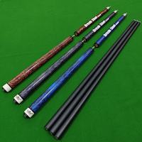 Queue de billard de saut et de rupture en carbone noir de haute qualité avec pointe en résine phénolique et manche en érable pour le billard - Vente en gros