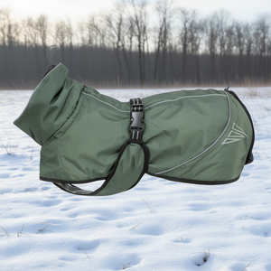 Chaqueta para Perro Thermo Coat Xs Verde Oliva, Abrigo para Invierno, Uso en Exteriores - Product Image 3