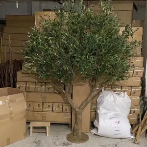 Albero <span class=keywords><strong>di</strong></span> Ulivo Artificiale per Decorazione <span class=keywords><strong>di</strong></span> Casa, Ufficio, Centro Commerciale e Negozi, Grande Albero <span class=keywords><strong>di</strong></span> Ulivo Finto - Product Image 2