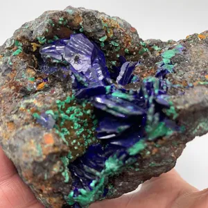 थोक प्राकृतिक पत्थर azurite कच्चे खनिज नमूनों