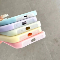 Étui de téléphone portable en silicone imitation Secho, étanche, antichoc, couleur unie, pour les séries 7-16, 10 couleurs