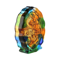 Artfamily Personnalisation Statue d'animal d'intérieur Sculpture de dragon en verre CE.0314.ACG Procédé de fusion à la cire perdue Jiangsu Cadeau d'affaires pour bureau