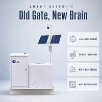 Kit de modernisation d'automatisation de portail d'irrigation solaire avec surveillance par caméra à distance et commande manuelle pour usage agricole