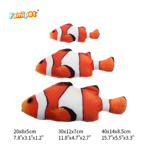 Juego de Juguetes para Gatos de Peluche Suave con Diseño de Pez, con Catnip, Venta al Por Mayor del Fabricante Famipet - Product Image 2