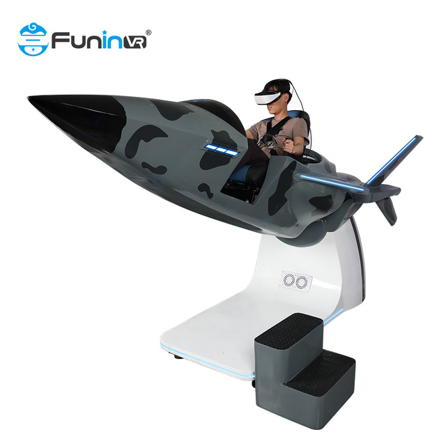 VR Flight Simulator Game Machine 9D Indoor Metal Steel Shopping Mall Use Aircraft