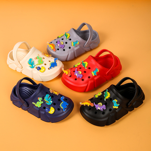 2025 Lichtgevende Nacht 3D Designer Kinderen Groothandel Dinosaurus Tuin Schoenen Decoratie Charm LED Schoen - Product Image 2
