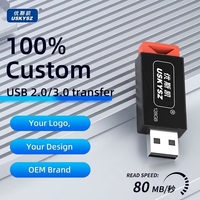 Clé USB professionnelle 32 Go 64 Go 128 Go pour la formation du personnel, impression de logo, design personnalisé, logo sur mesure