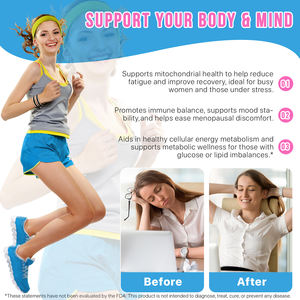 مكمل NAD ريسفيراترول نيكوتيناميد وريسفيراترول مع فيتامينات مزروعة بريًا ومعبأة في زجاجة - Product Image 2