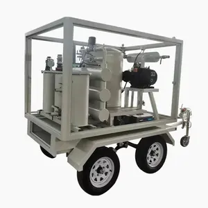 3000lph Vacuum Dehydration Degasification Transformer Oil Filtration Plant