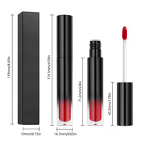 Rouge à lèvres vegan à label privé, maquillage imperméable, rouge à lèvres mat hautement pigmenté, rouge à lèvres liquide nude mat