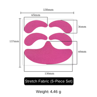 Lot de 5 patchs anti-âge personnalisables pour le front et le contour des yeux, respirants, pour le lifting du visage et la réduction des rides