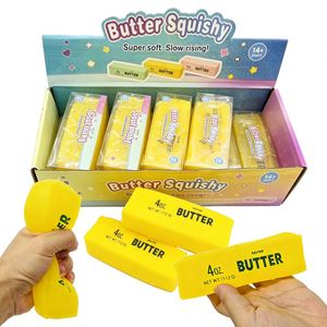 Juguete Blandito Moldeable en Barra de Mantequilla Relleno de Gel, Juguete Antiestrés de Compresión Lenta con Gel, Alivia el Estrés - Product Image 1