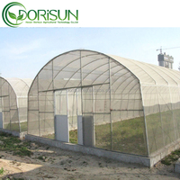 Produit phare 2026 : Serre agricole à simple travée avec structure en polycarbonate, ensemble complet, direct usine