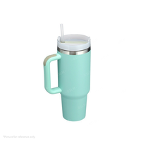 Gobelet isotherme classique à double paroi en acier inoxydable avec poignée, isolation de 6 à 12 heures, pour le camping, grande capacité