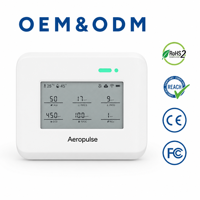 Controlador de CO2 Profesional para HVAC A200, Certificado ASHRAE 62.1-2022, Sensor NDIR, Compatible con WiFi, Alta Precisión, Alarma Sonora y Luminosa