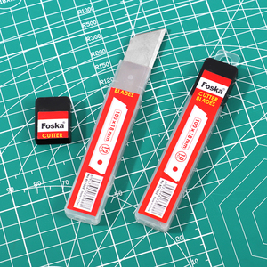 Foska Snap Blades Heavy Duty 18mm Sbap Off Box Cuchillas de corte Papel tapiz Cuchillo de utilidad Cortador deslizante Cuchillas de repuesto - Product Image 6