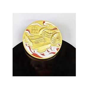 Moneda de Metal Plateada Grabada con Diseño Personalizado, Crea Tu Propio Recuerdo con Técnica de Fundición - Product Image 1