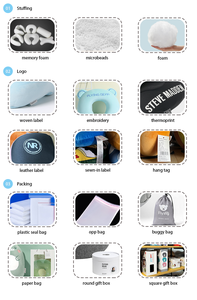 Máy Bay Hỗ Trợ Du Lịch Gối Massage Thoải Mái Gối Home Sleep Memory <span class=keywords><strong>Foam</strong></span> Cổ U-shape Gối - Product Image 6