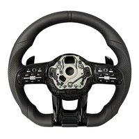 Volant en cuir pour Mercedes Benz C190 W117 W166 W177 S500 W205 W213 W216 W217 W218 W222 W253 W257 W463 GLE G63 C63AMG