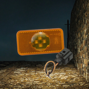 Nuova Luce Laterale Gialla a 4 LED per Camion Volvo FM FH FL, Lampada Indicatrice Trasparente, Accessori per Illuminazione <span class=keywords><strong>Auto</strong></span> - Product Image 3