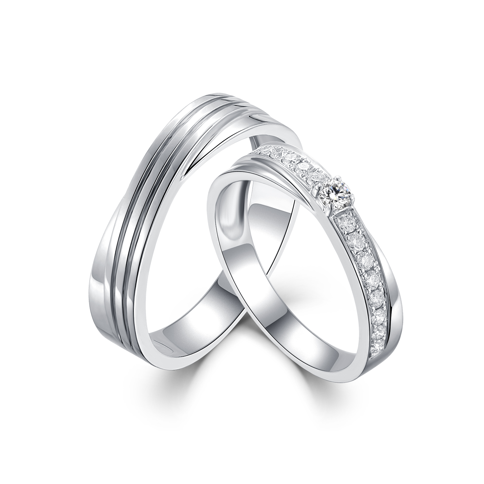 Or blanc 18K