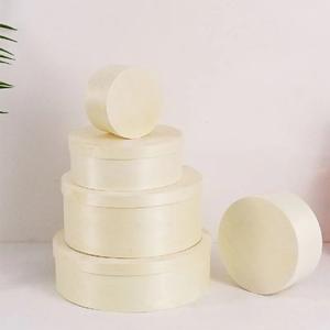 Boîte à gâteau au fromage en bois poli double couche de 4 et 6 pouces Emballage de fruits basques en mousseline de soie légère pour emballage de gâteau aux fruits - Product Image 4