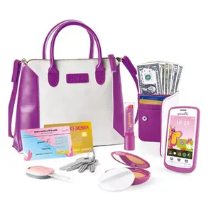 Hot Sell Pret Play Mode Make-Up Tas Handtas Verzending Beautyset Make-Up Tas Make-Up Speelgoed Voor Meisjes
